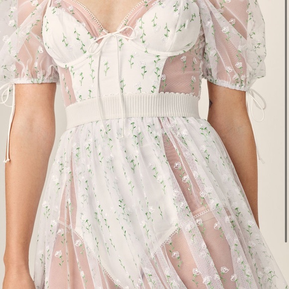 FOR LOVE AND LEMONS Fresca maxi dress. Like New worn once. Size medium - Picture 5 of 5